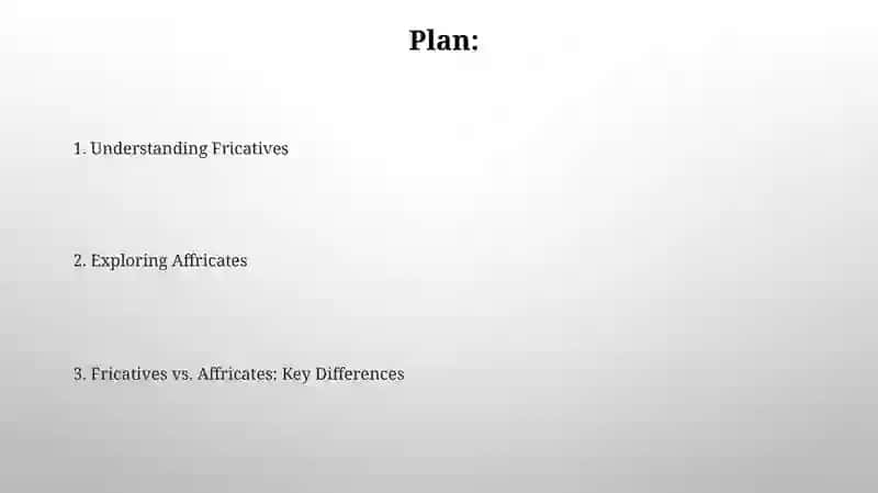 Fricatives and Affricates 2