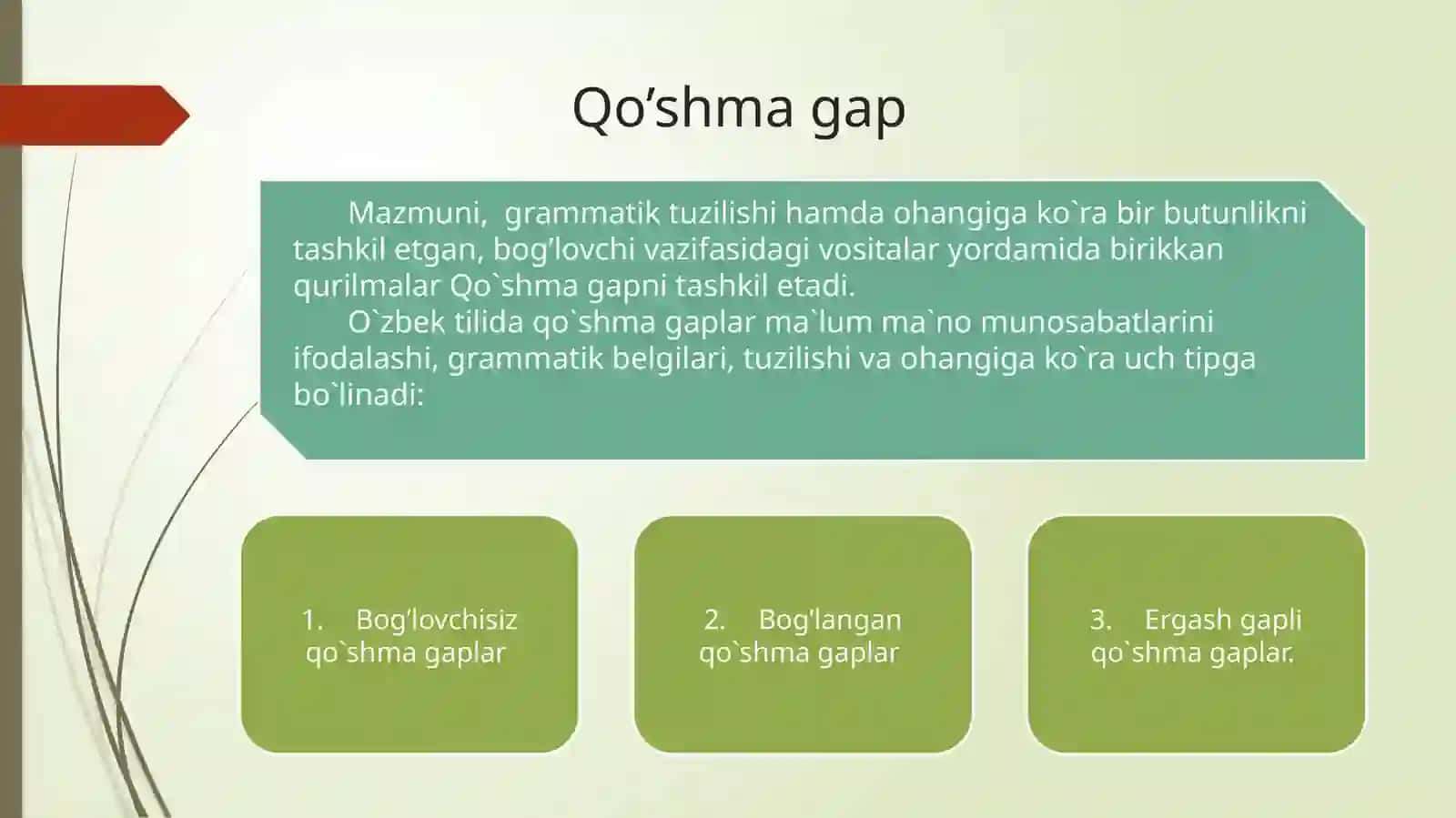 QOSHMA GAP QOLIPLARINING NUTQIY XUSUSIYATLARI 2