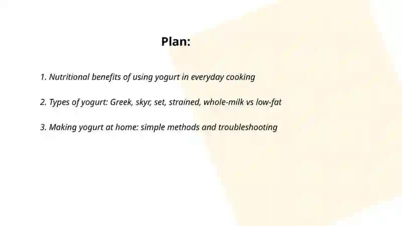 Yogurt - A Key Ingredient in Our Kitchen 2