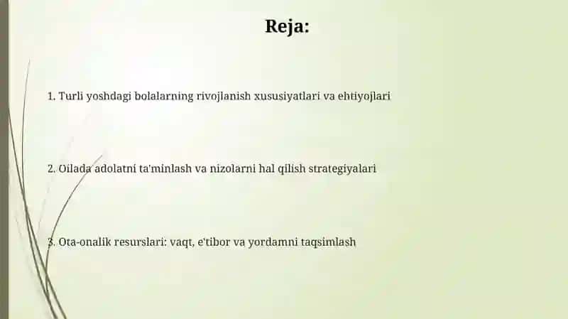 Turli yoshdagi bolalarni tarbiyalash 2