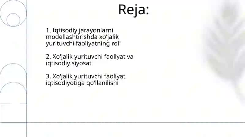 Hosilaning iqtisodiyotga tatbiqi 2