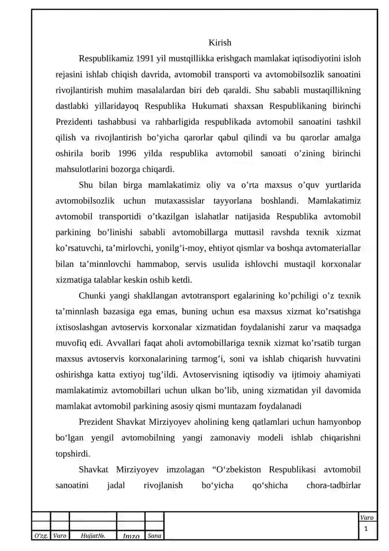 Zamonaviy avtomobillarning ishchi tormoz tizmi 2