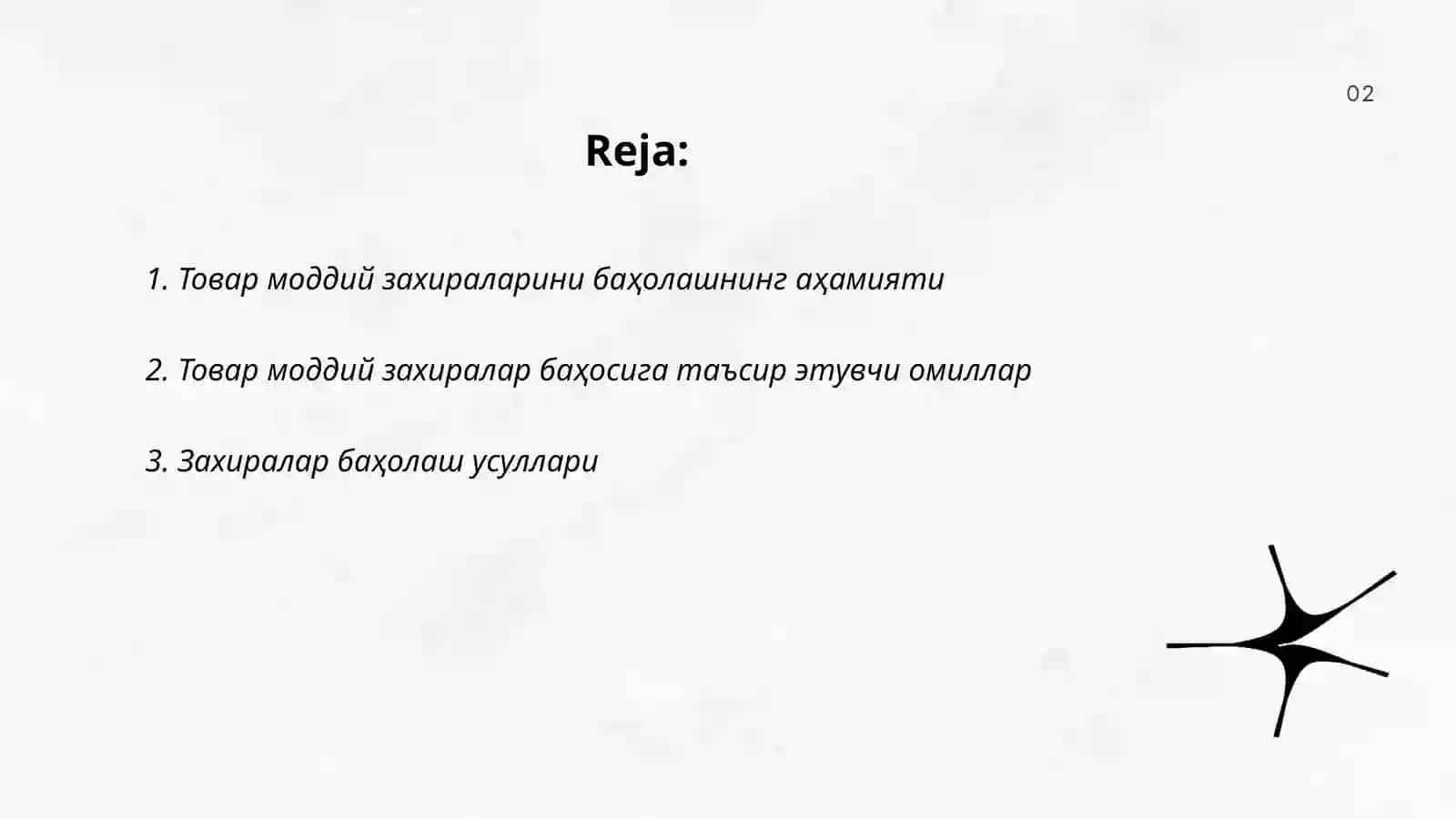 Товар моддий захираларини бахолаш 2