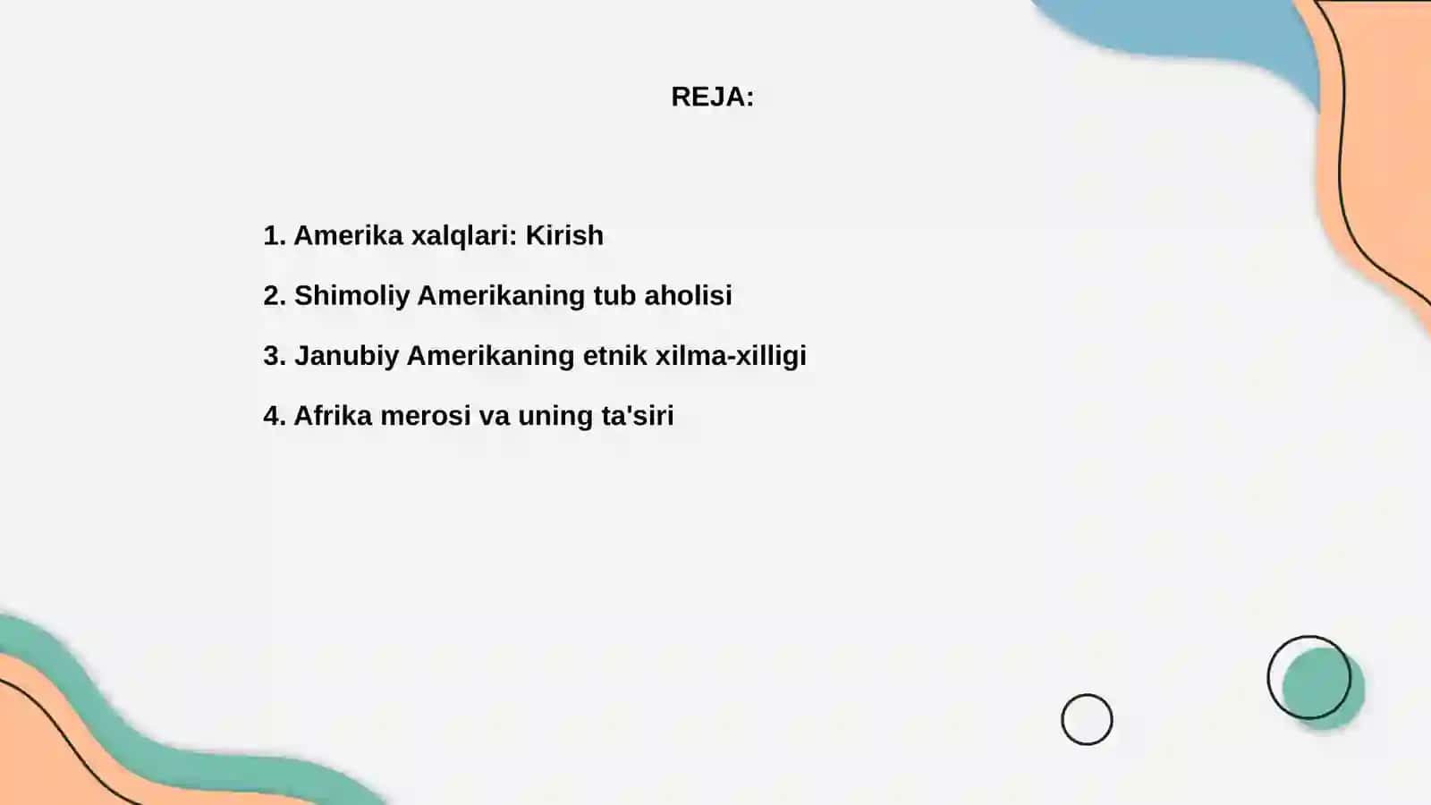 Amerika xalqlari va madaniyati 2