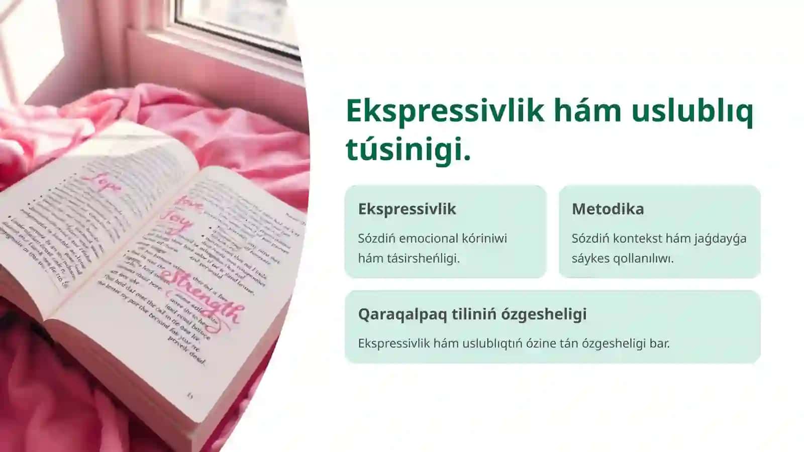 Qaraqalpaqtili leksikası 2