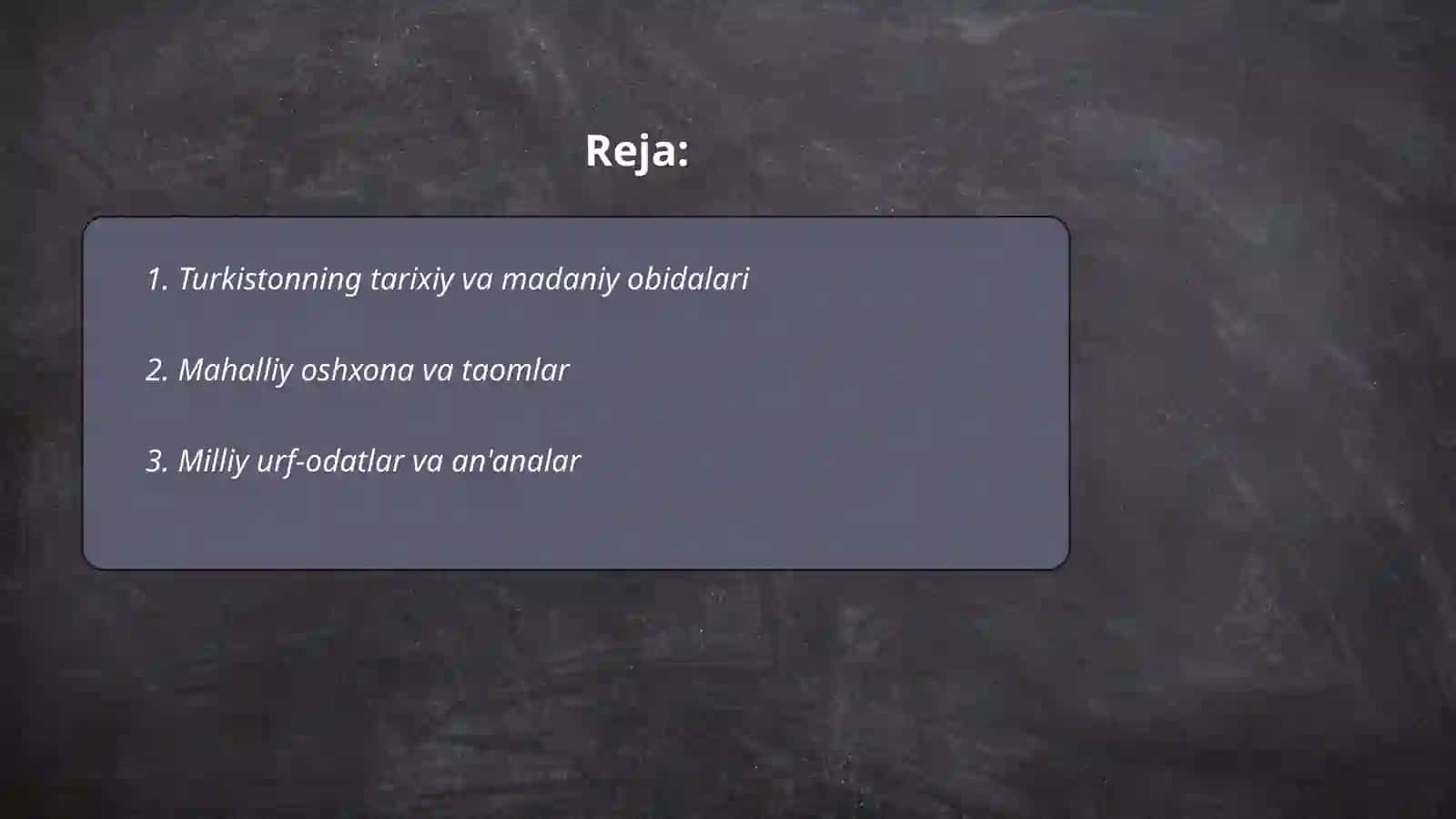 Turkistonning tarixiy va madaniy obidalari 2
