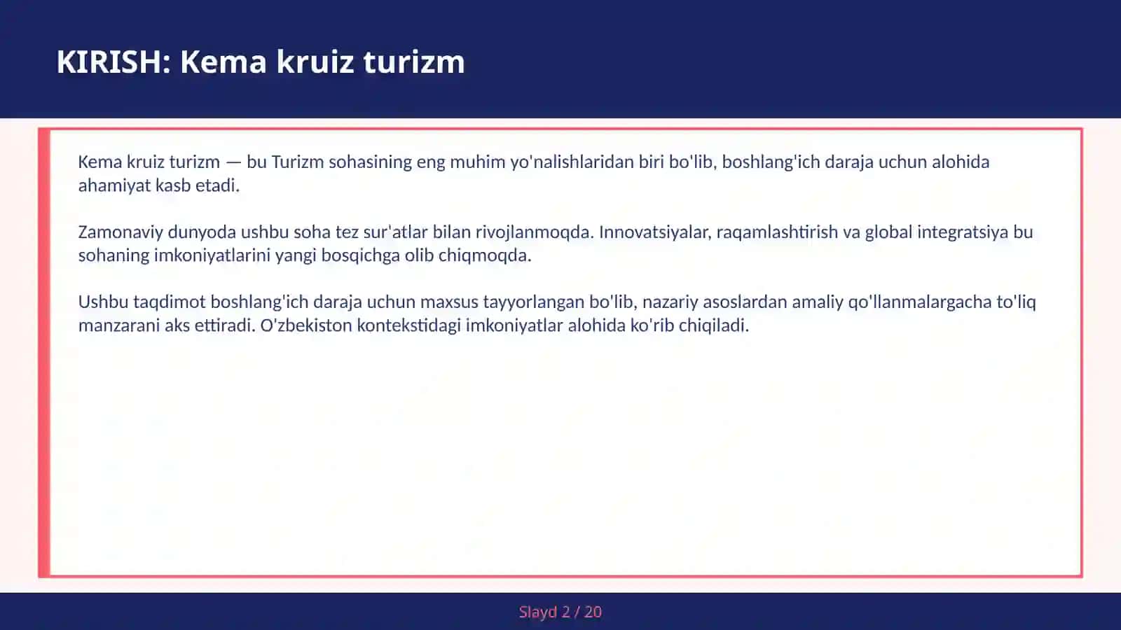 KEMA KRUIZ TURIZM 2