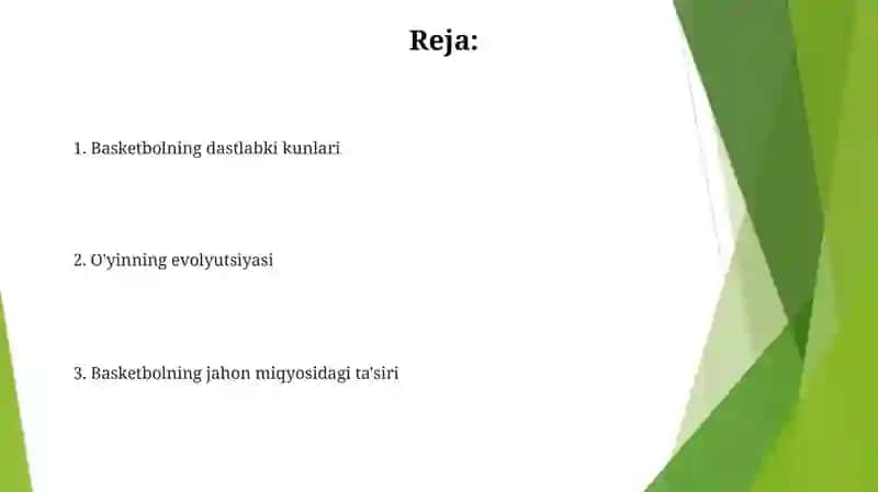 Basketbolning tarixi 2