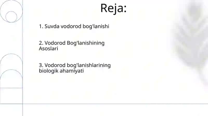Vodorod bog'lanish 2