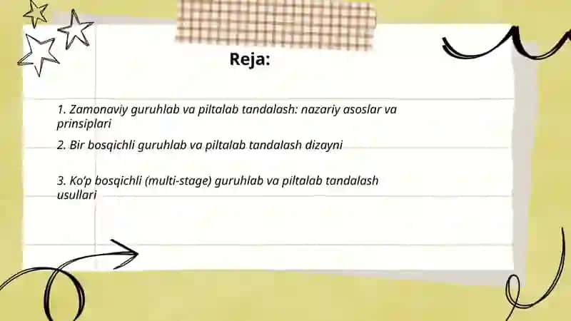 Zamonaviy guruhlab va piltalab tandalash 2