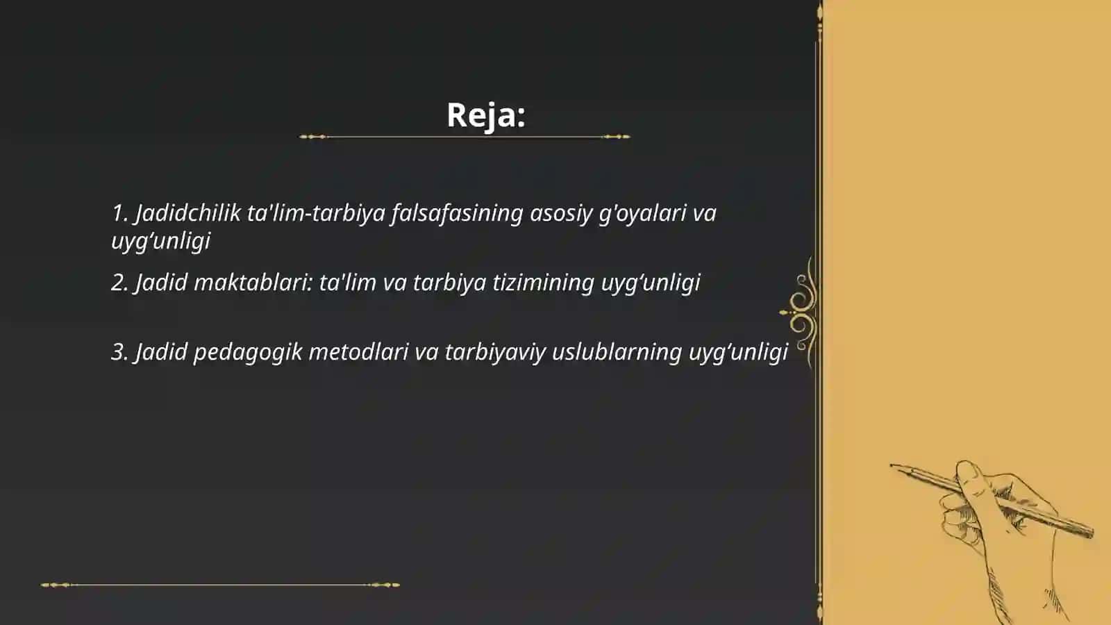 Jadidchilik harakati va ta'lim tarbiyaning uygʻunligi 2