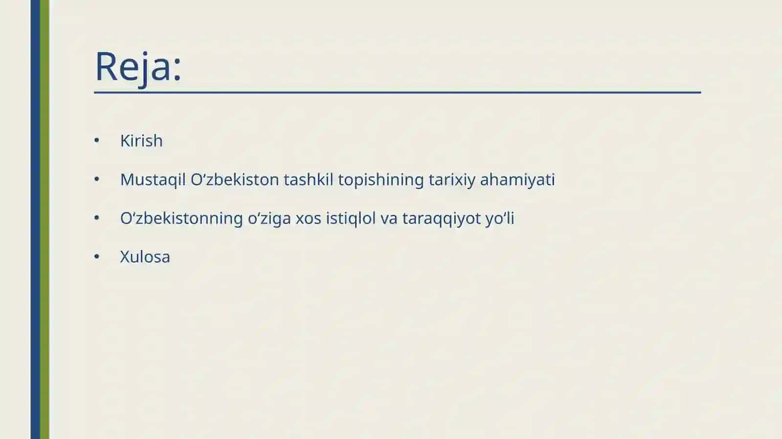 Mustaqil Oʻzbekiston tashkilot topishi 2