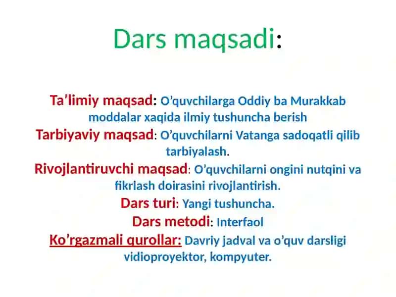 Qoʻllanmalar taqdimotlar darsliklar toʻplami 2