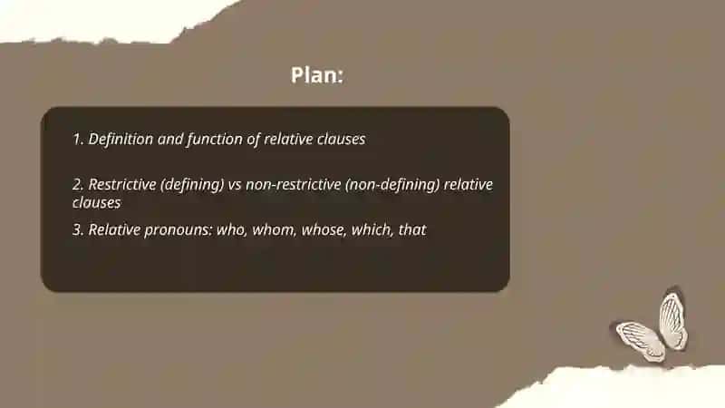 Relative clause 2