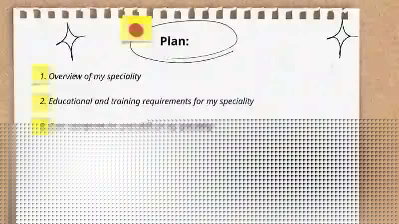 My speciality 2