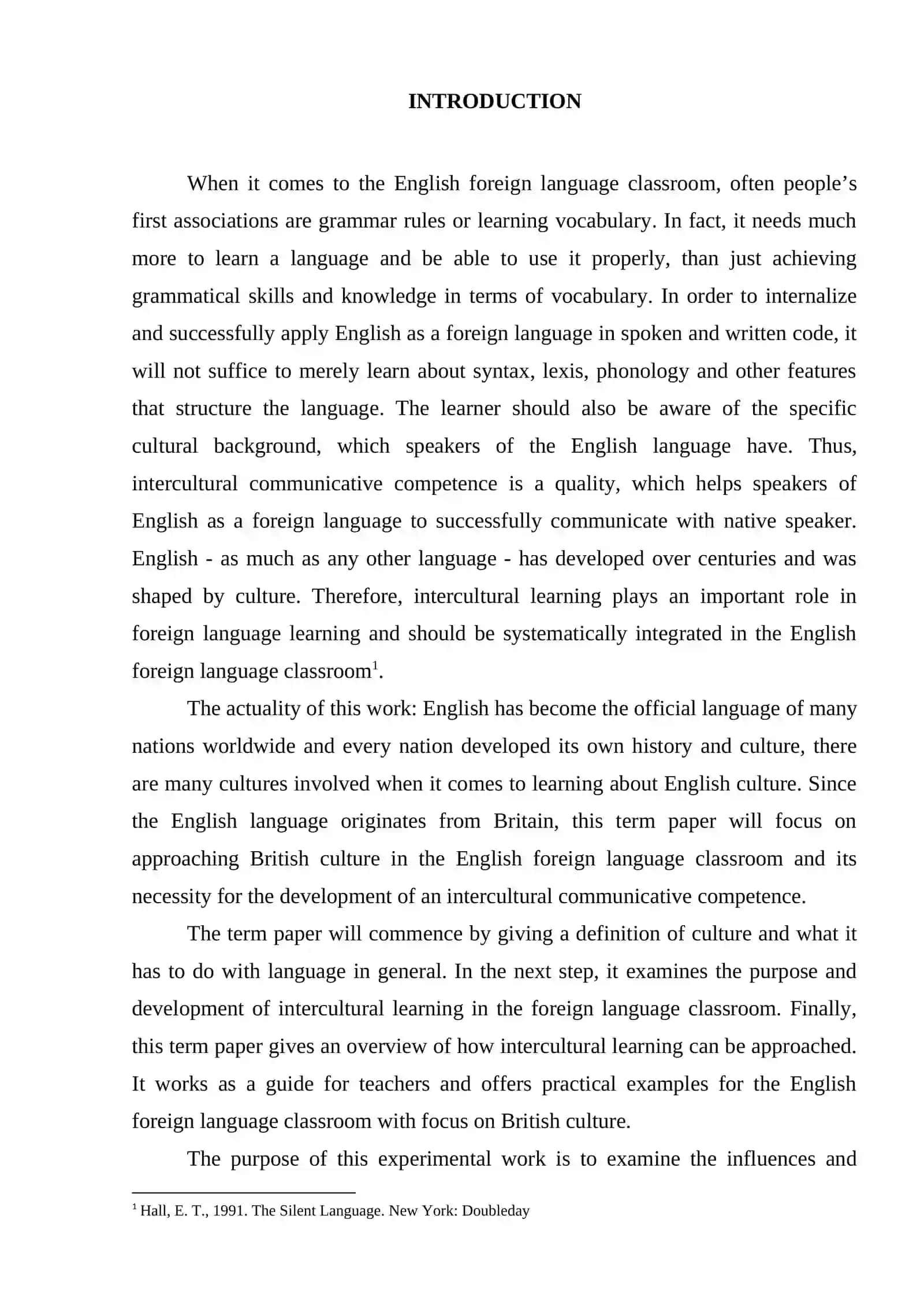 The importance of intercultural communication in teaching EFL 2