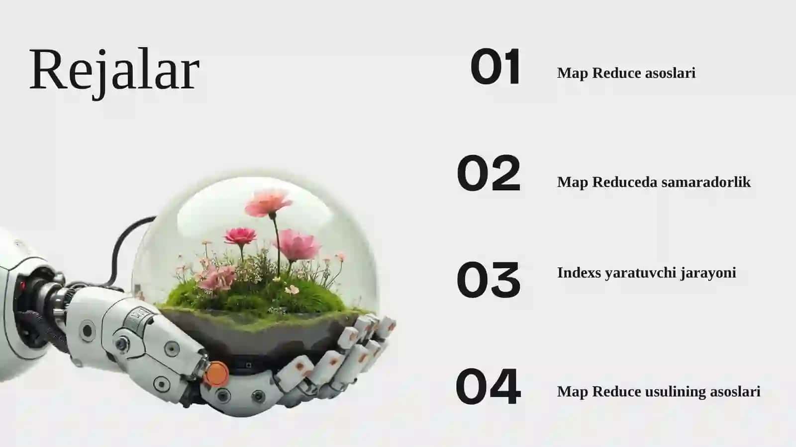 Indexsyaratuvchi taqsimoti(map reduce) 2