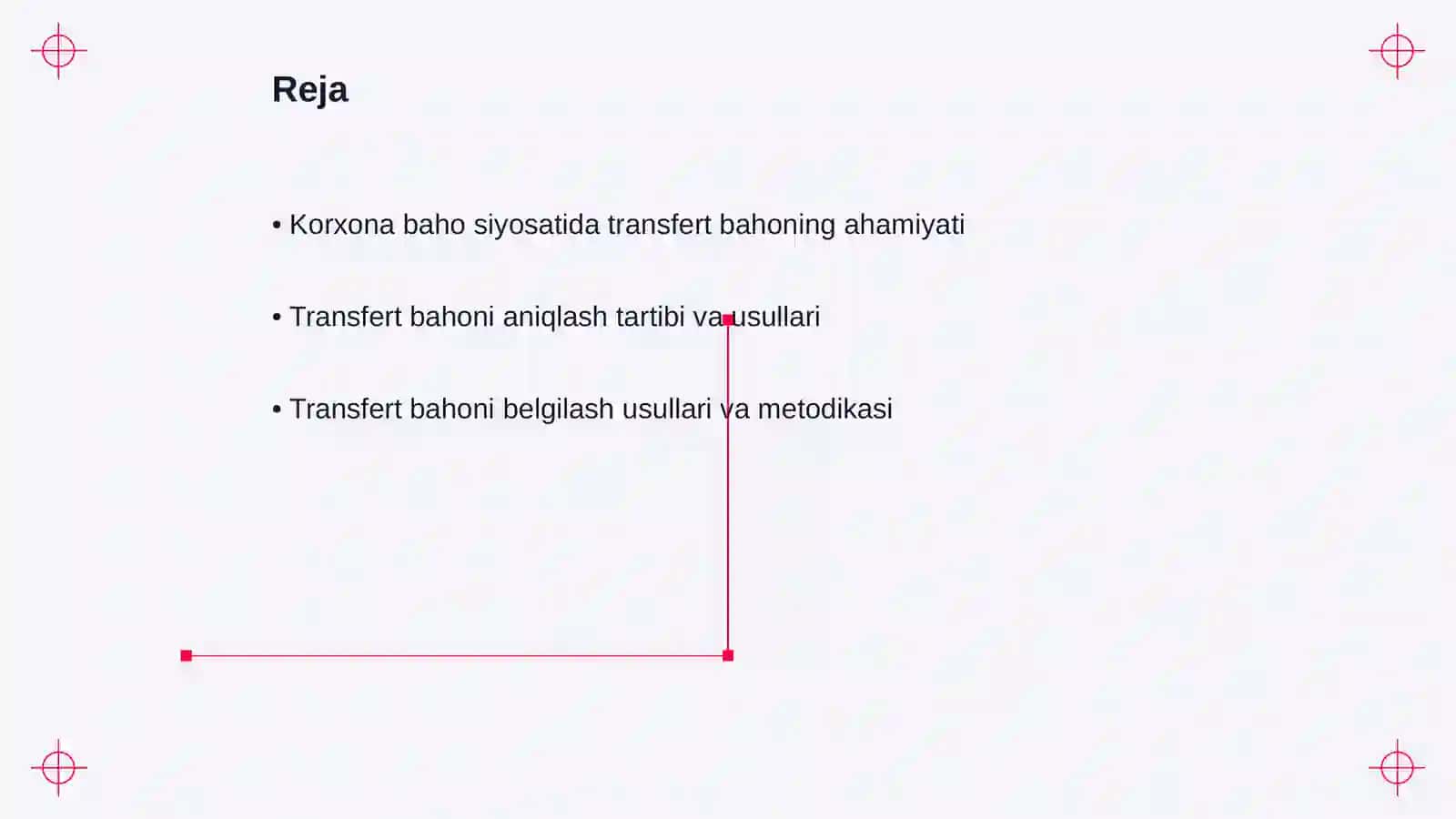 Transfert bahoni shakllantirish 2