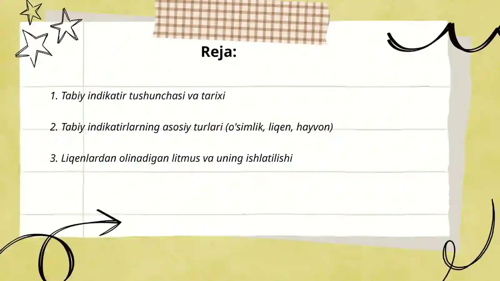 Tabiy indikatir 2