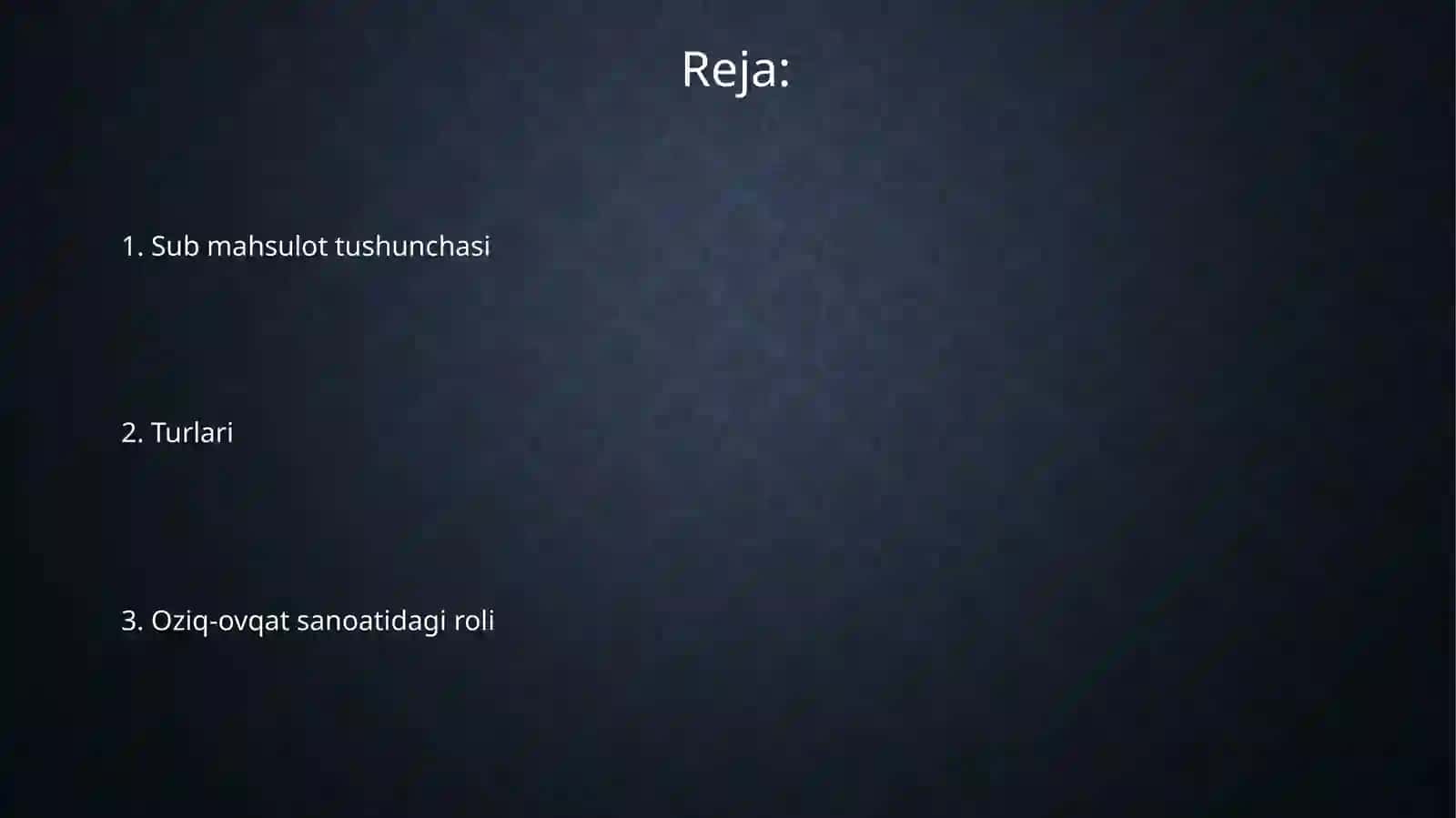 Sub mahsulotlar 2