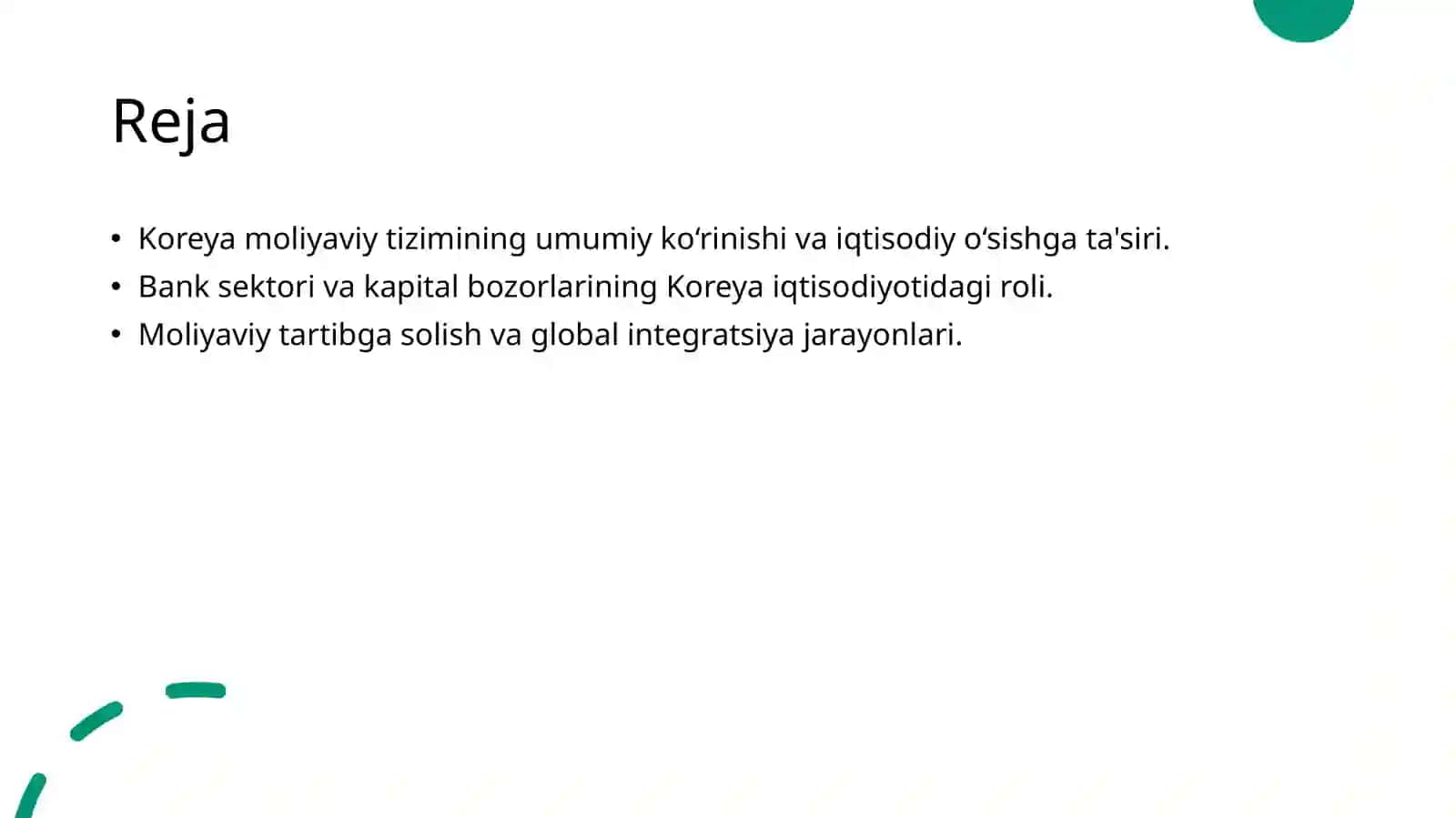 Koreya Moliyaviy Tizimi 2