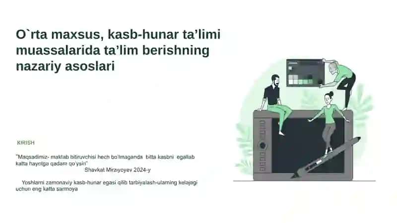 Maxsusfanlar o‘qitish metodikasi 2