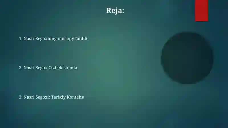 Nasri Segox. O’zbek xalq kuyi 2