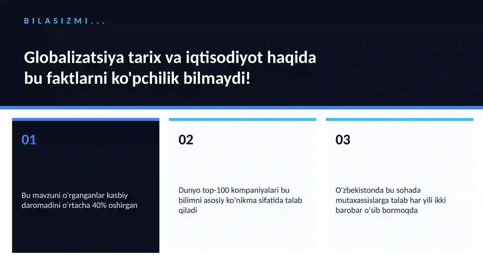 Globalizatsiya tarix va iqtisodiyot 2