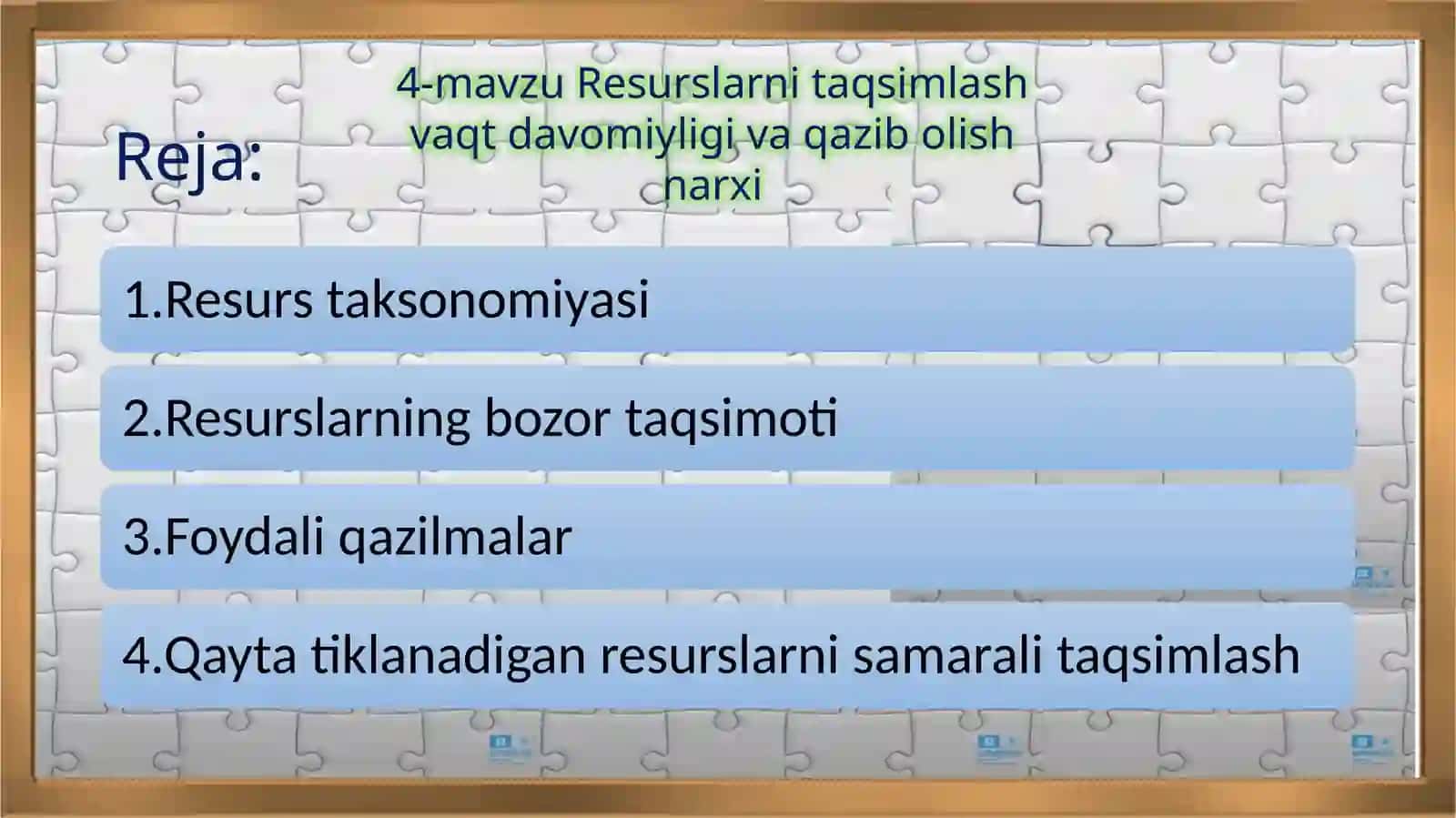 Resurslarni taqsimlash va qidirish 2