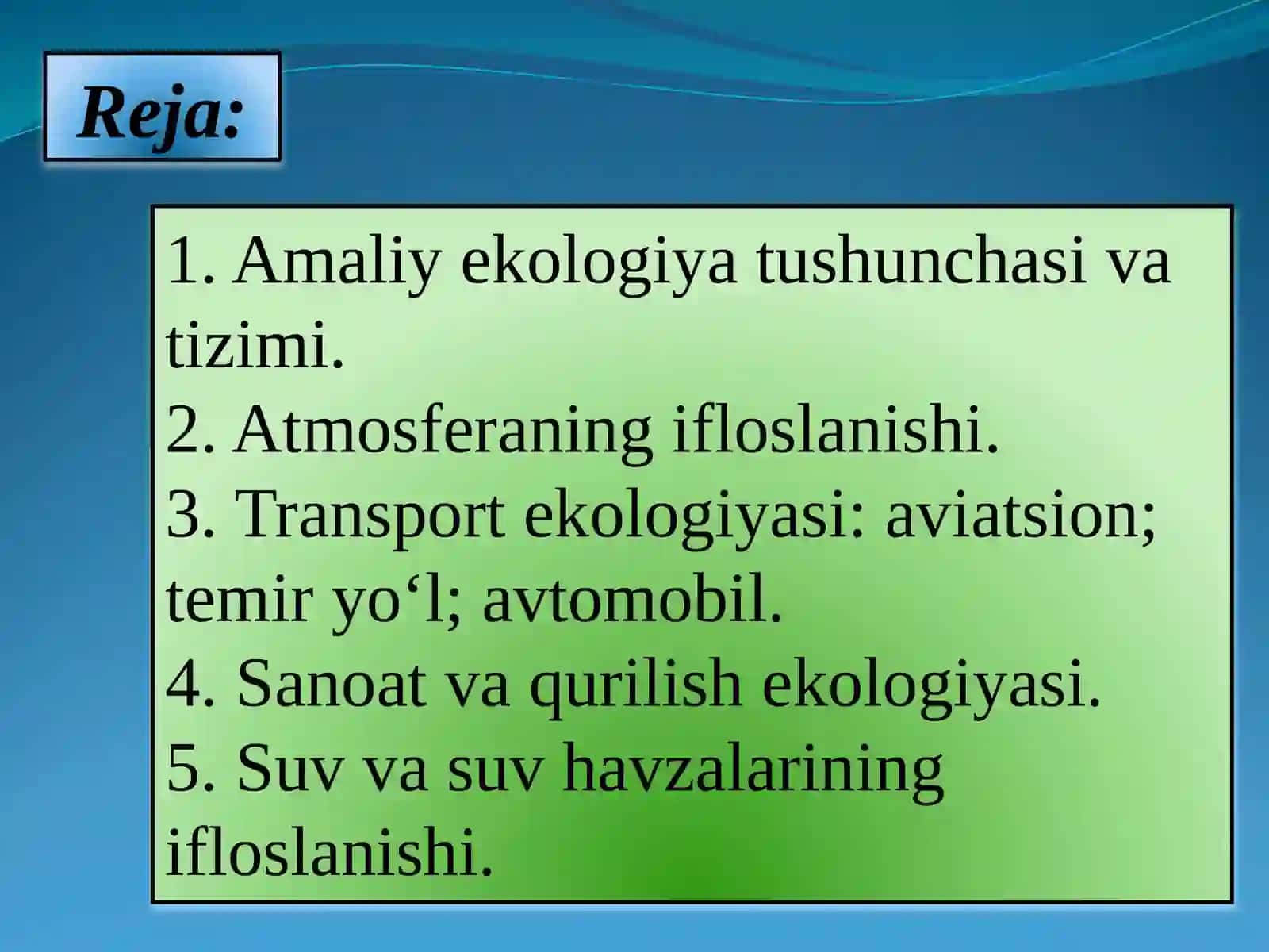 Ekologik arxitektura 2