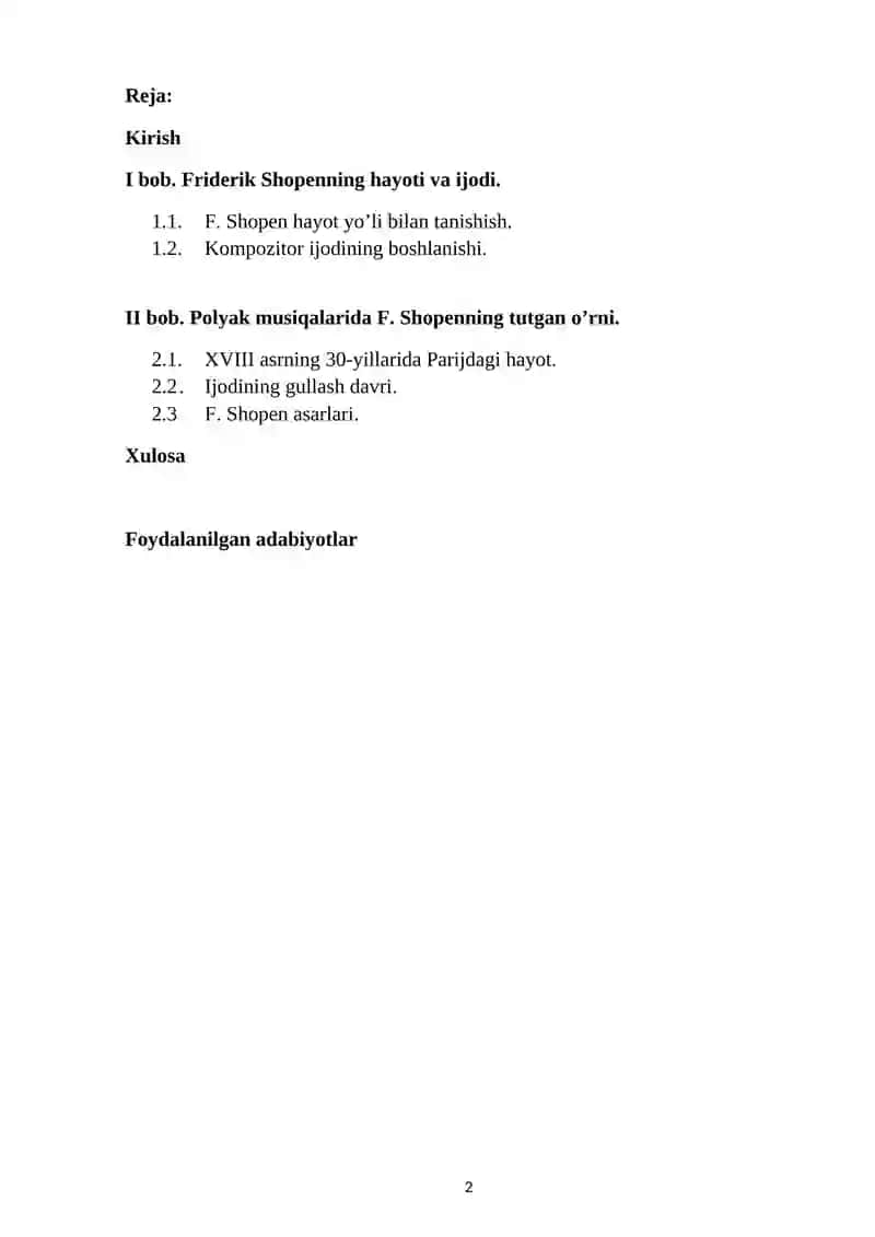 FRIDERIK SHOPEN – POLYAK KLASSIK MUSIQASI QALBI 2