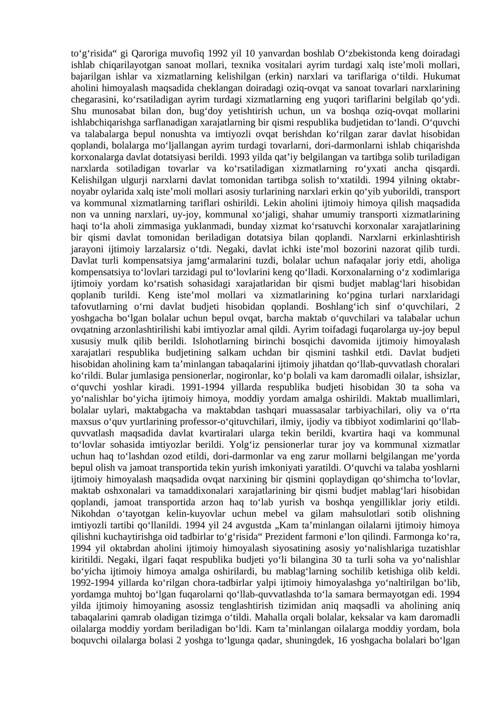 O‘ZBEKISTON RESPUBLIKASIDAGI IJTIMOIY O‘ZGARISHLAR 2