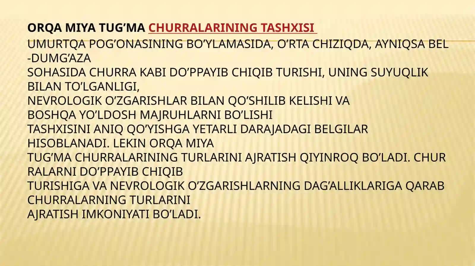 ORQA MIYA CHURRALARIDA OPERATSIYA 2