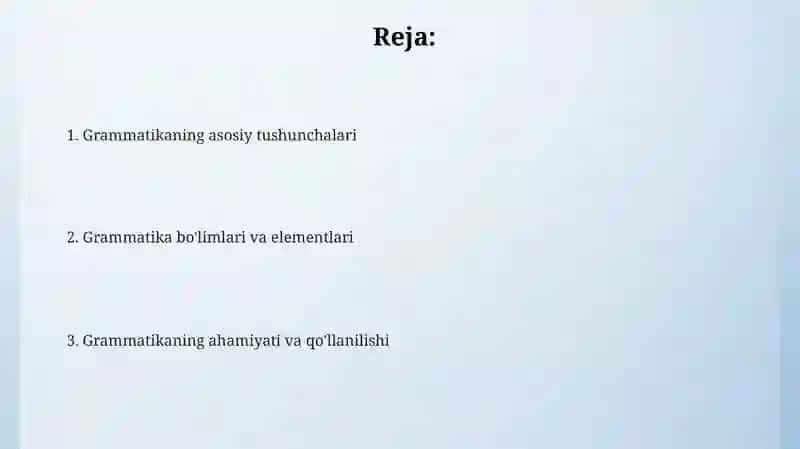 Grammatikahaqidaumumiyma'lumot 2