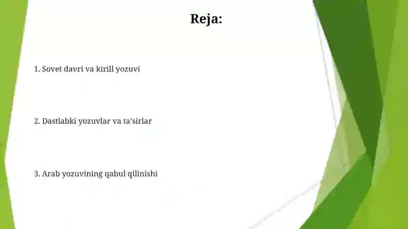 O'lka yozuvlari tarixi 2
