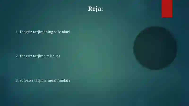 So'zma-so'z tarjima muammolari 2