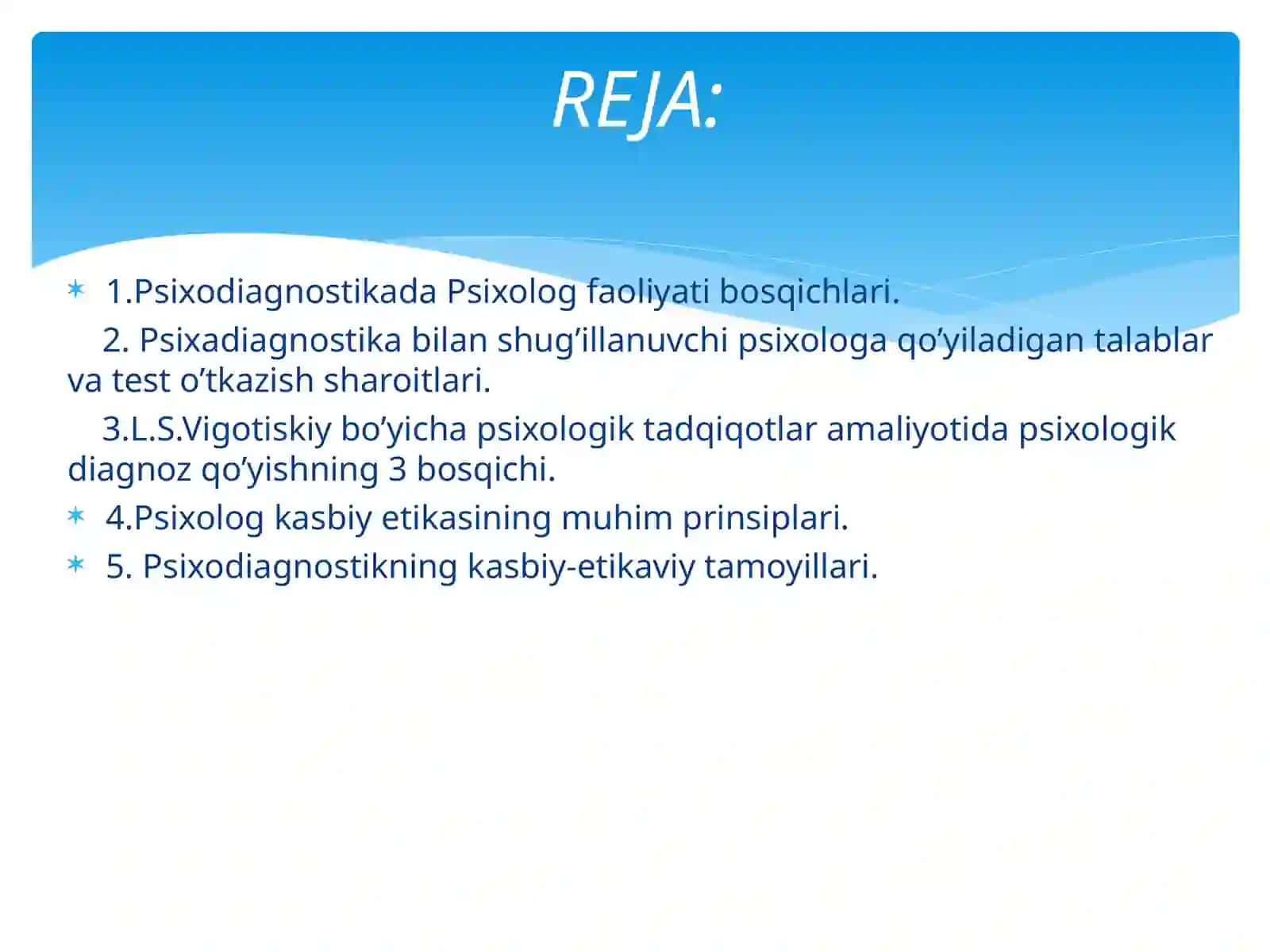 Psixodiagnostik tekshiruv va tadqiqotlar 2