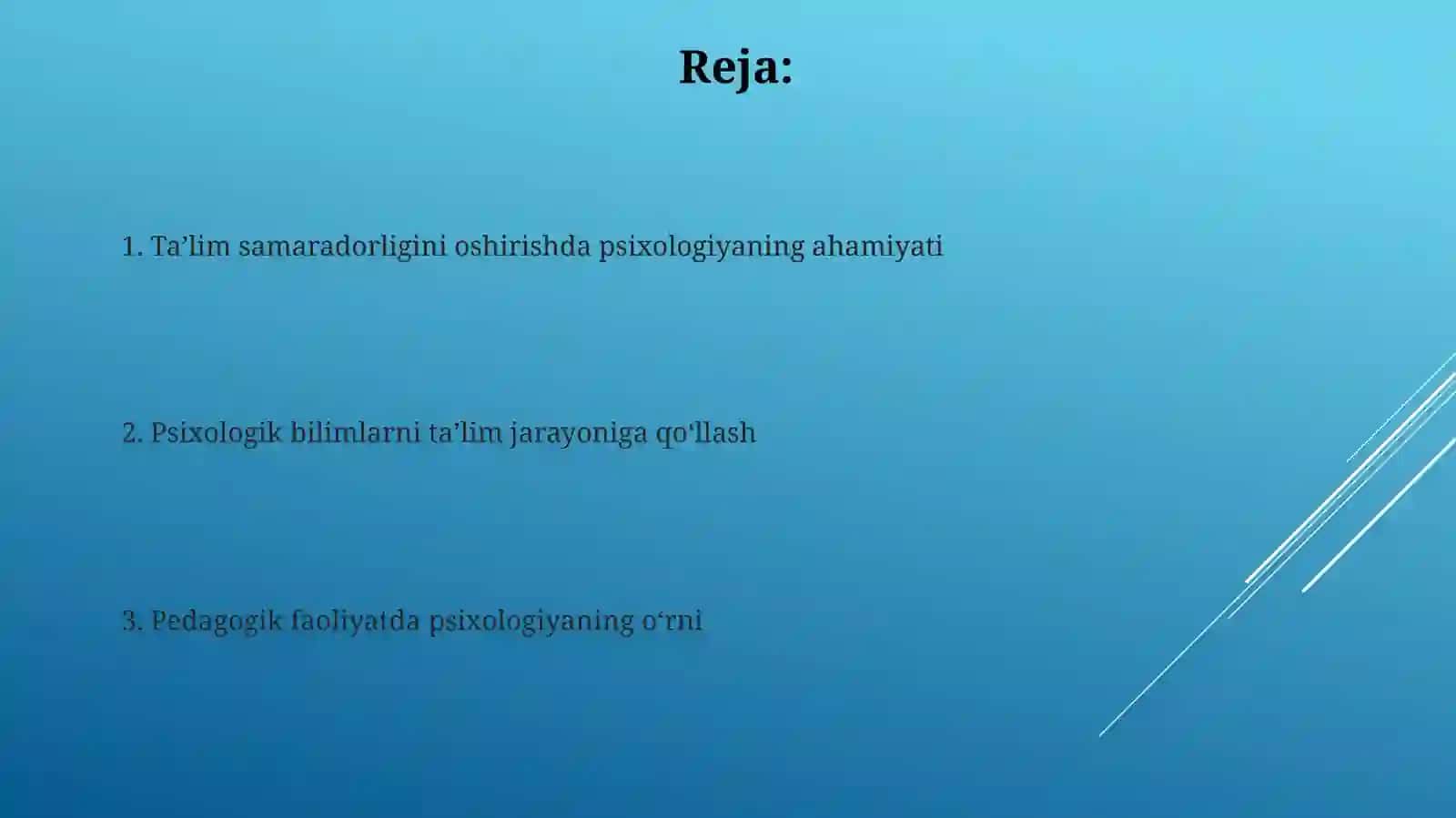 Pedagog faoliyatida psixologiyaning õrni 2