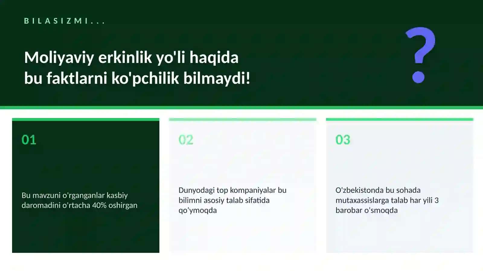 Moliyaviy Erkinlik Yo'li 2