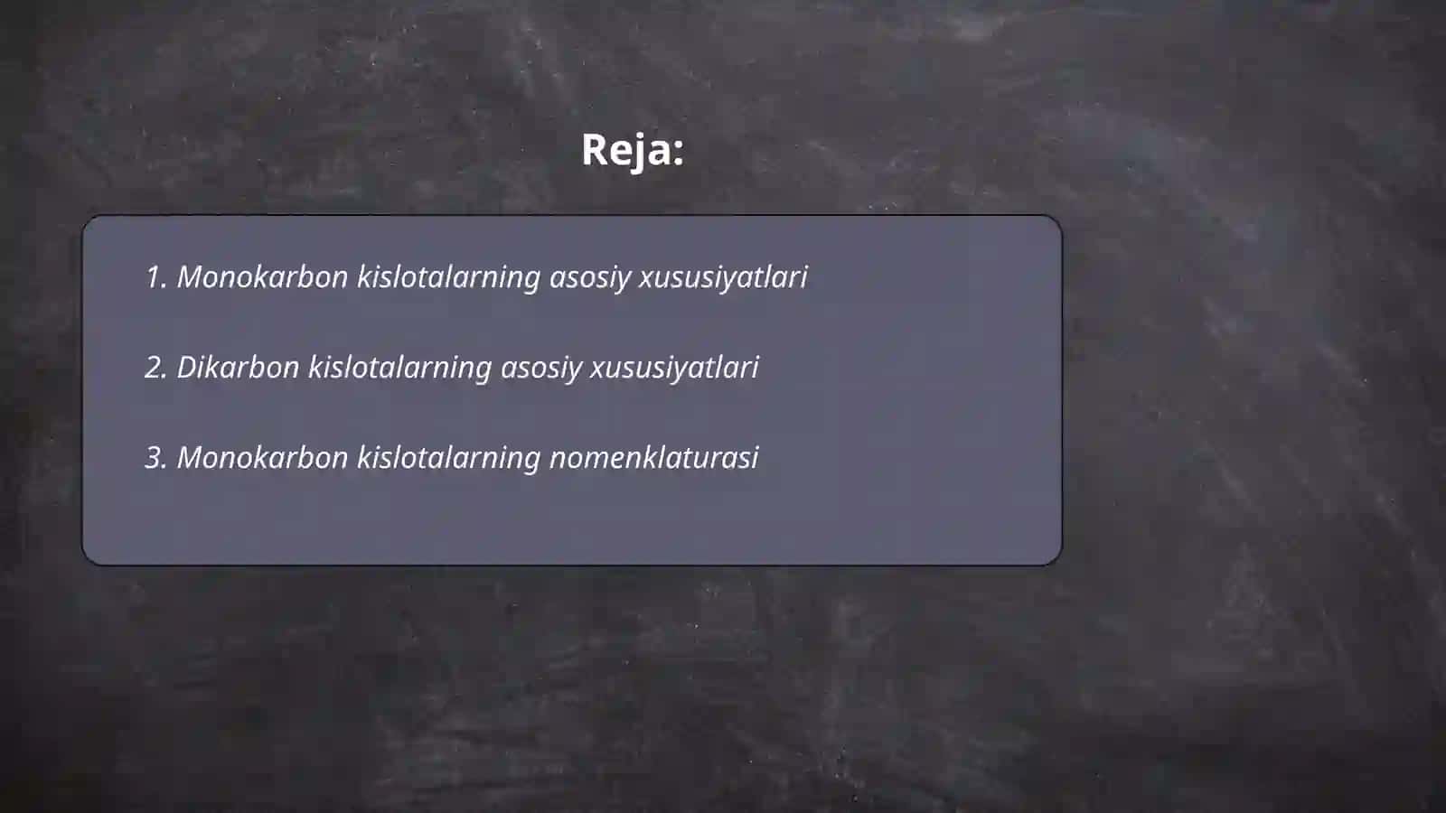 Toyinmagan mono va dikarbon kislotalar 2