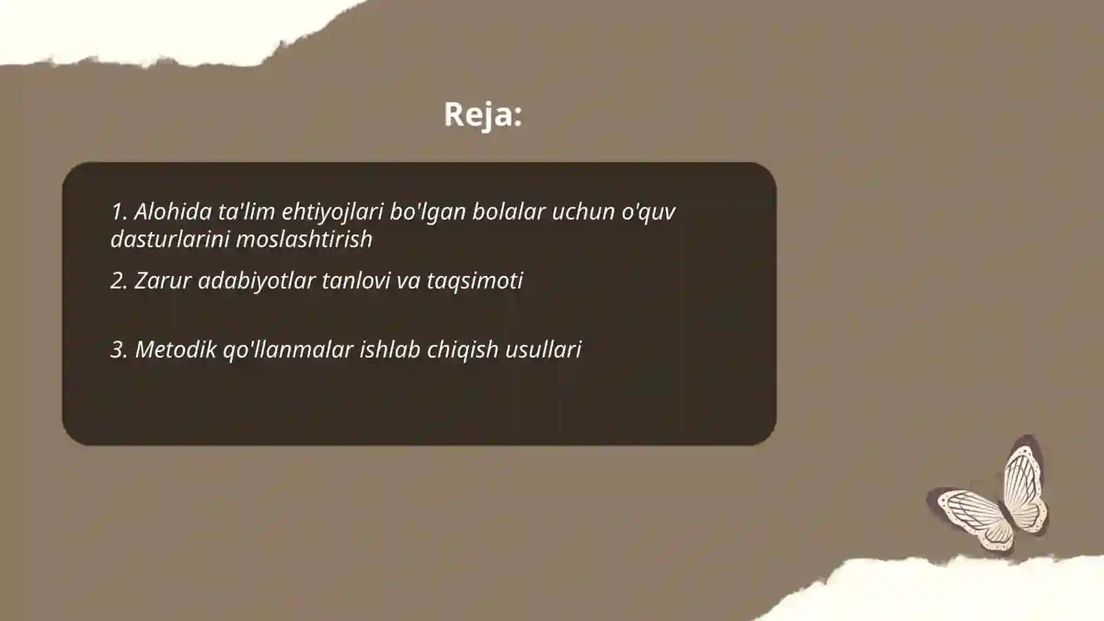 Zarur adabiyotlar, metodik qo'llanmalar 2