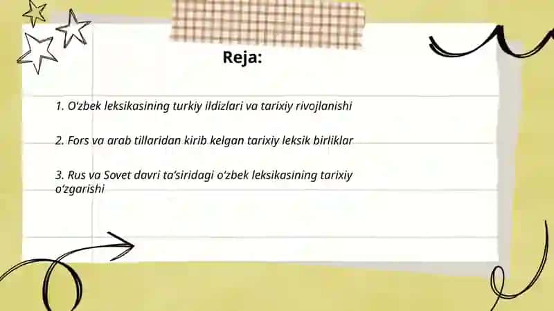 Oʻzbek tili leksikasi 2