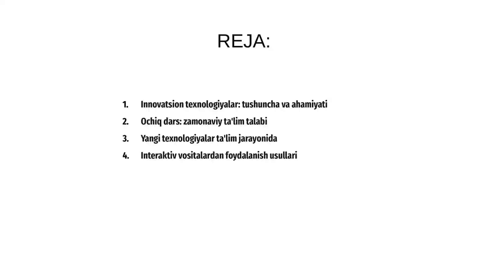 Innovatsion texnologiyalar: tushuncha va ahamiyati 2