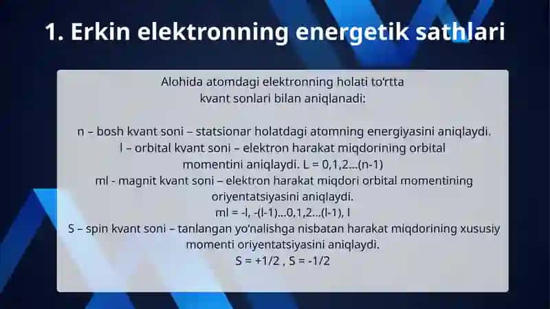 KRISTALLARNING SOHAVIY NAZARIYASI 2