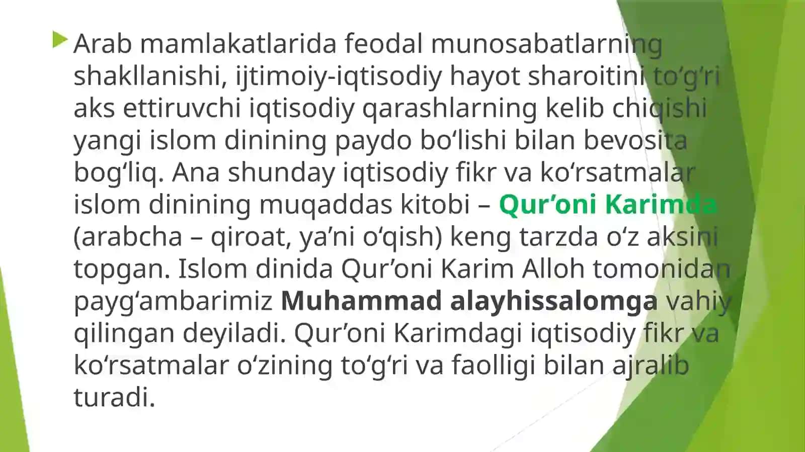 O‘rta Asr Davridagi Iqtisodiy Ta’limotlar 2