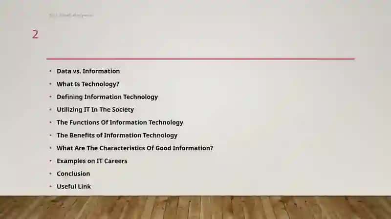 Information Technology 2