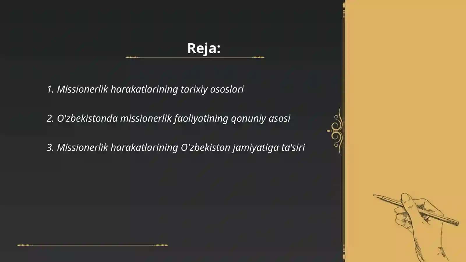 O'zbekiston faoliyati kuzatilgan missionerlik harakatlari va ular faolyati oqibatlari 2