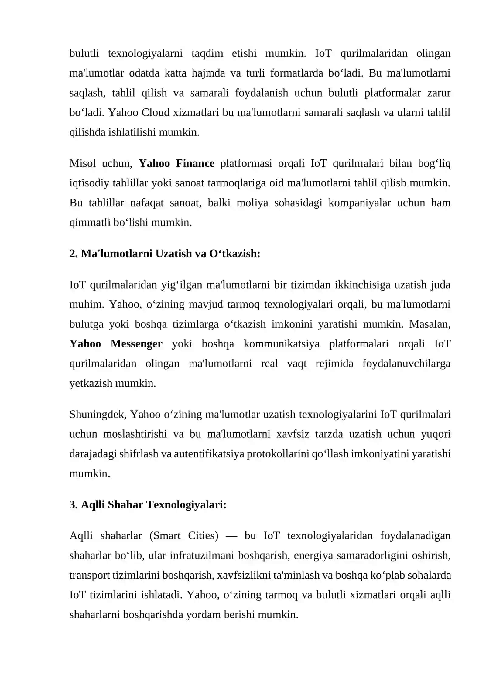 Yahoo IoT Texnologiyasi 2