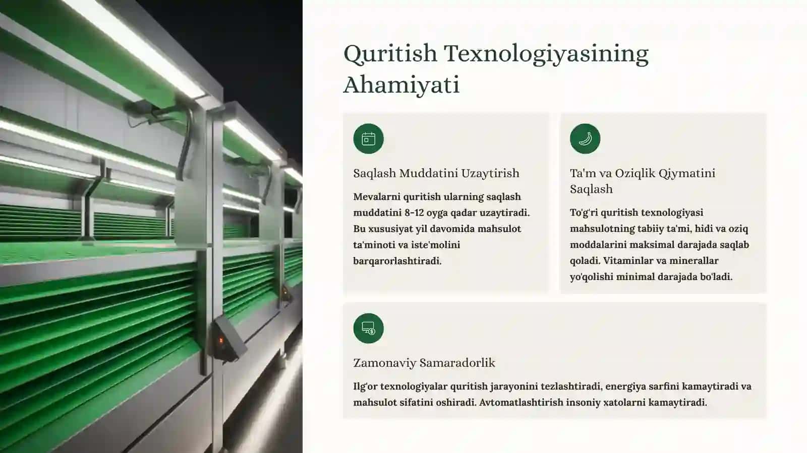 Mevalarni Soyada Quritish Texnologiyasi 2