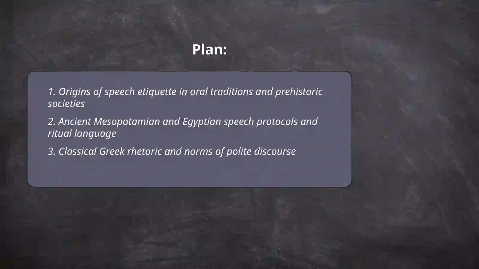 Historical background of speech etiquette 2